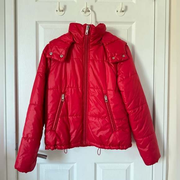 Red Puffer Jacket - Picture 3 of 3
